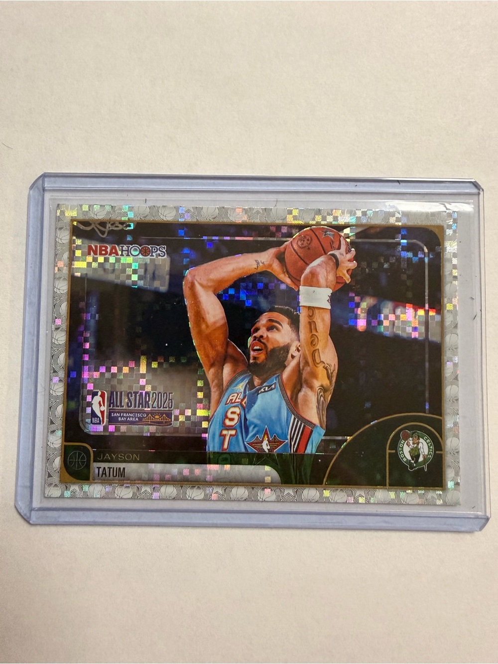 🔥🏧Jayson Tatum NBA Hoops All-Star Holo Basketball Card